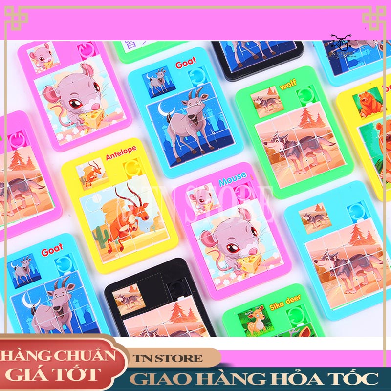 Bộ ghép hình cho bé, đồ chơi cho bé, bảng ghép hình động vật 4 5 6 tuổi phát triển tư duy