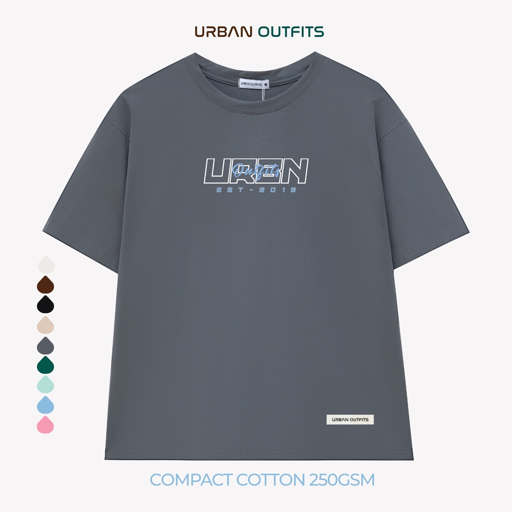 Áo Thun Tay Lỡ Form Rộng URBAN OUTFITS ATO173 Local Brand In Chữ ver 2.0 Chất Vải 95% Compact Cotton 250GSM Dầy