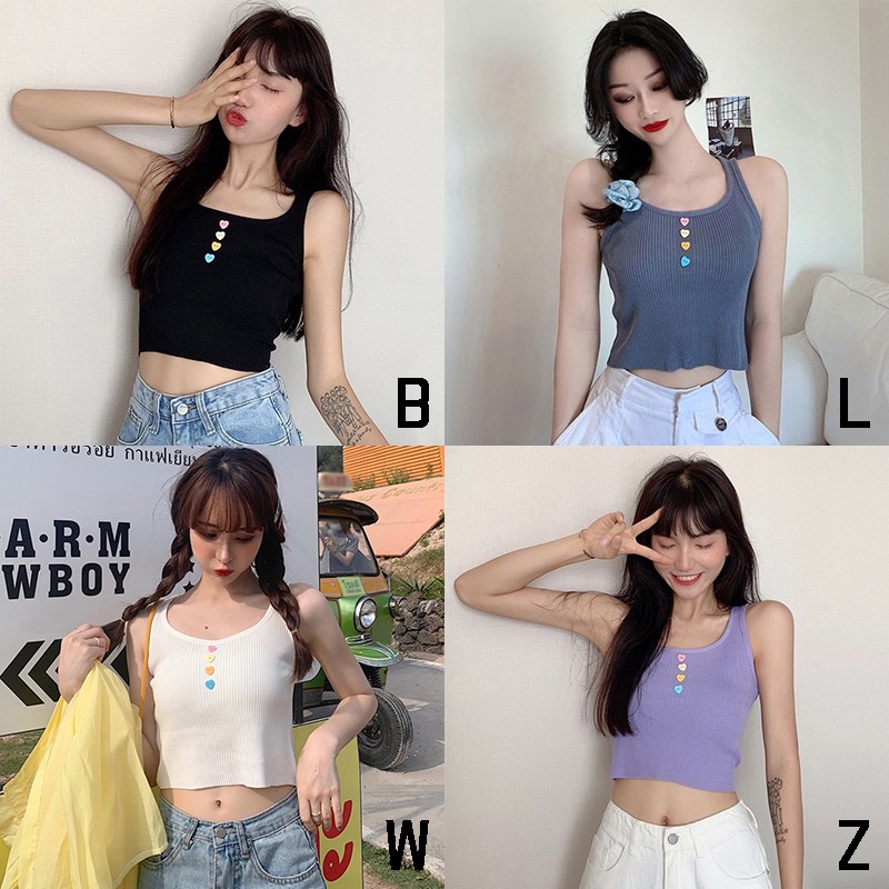 Áo Dệt Kim Phối Nút Thiết Kế Đơn Giản Hợp Thời Trang | BigBuy360 - bigbuy360.vn