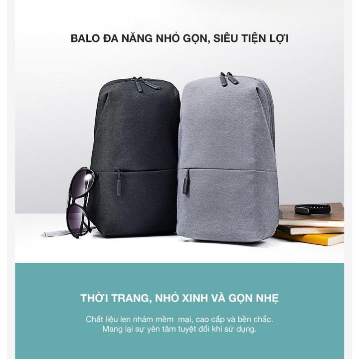 Túi Đeo Chéo Xiaomi Urban Leisure Dung Tích Chứa Tới 4 Lít , 100% Làm Từ Vải Polyeste Cho Độ Bền Cao Chống Thấm Nước | BigBuy360 - bigbuy360.vn