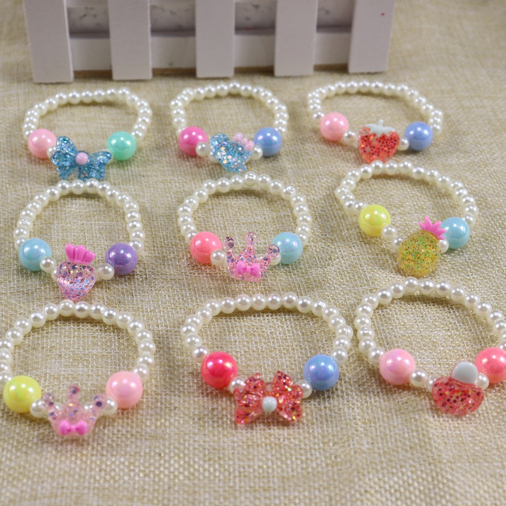 Vòng tay lắc tay cho bé gái họa tiết hoạt hình xinh xắn đáng yêu nhiều mẫu mã E1060