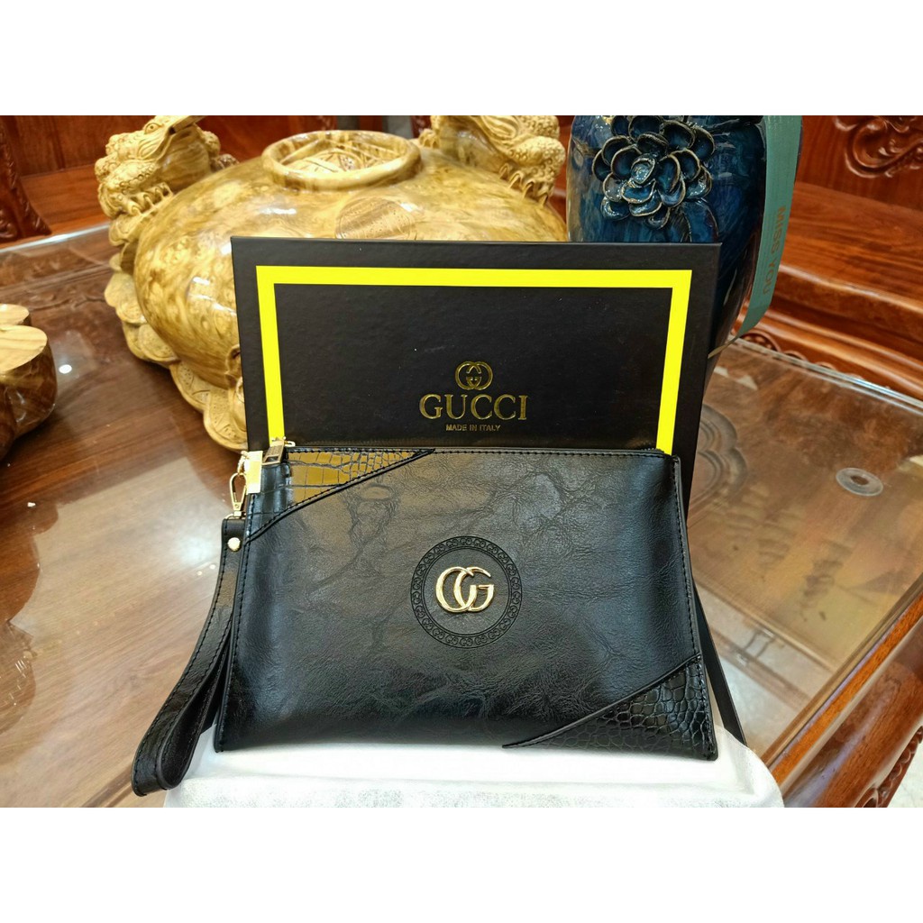 Clutch Da Unisex Thời Trang Sành Điệu, Ví Kẹp Nách Thời Trang Unisex ❤❤❤ Freeship