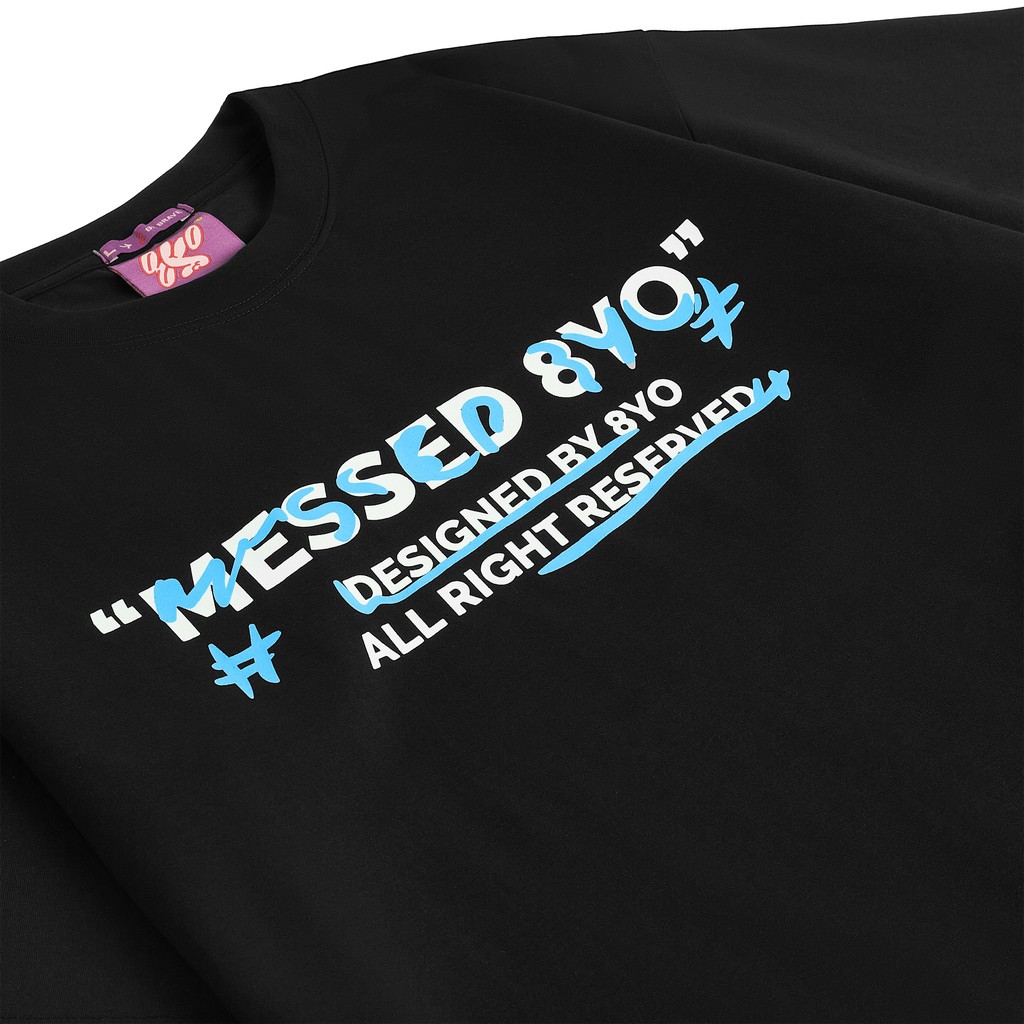 Áo thun 8YO Messed Tee - Đen