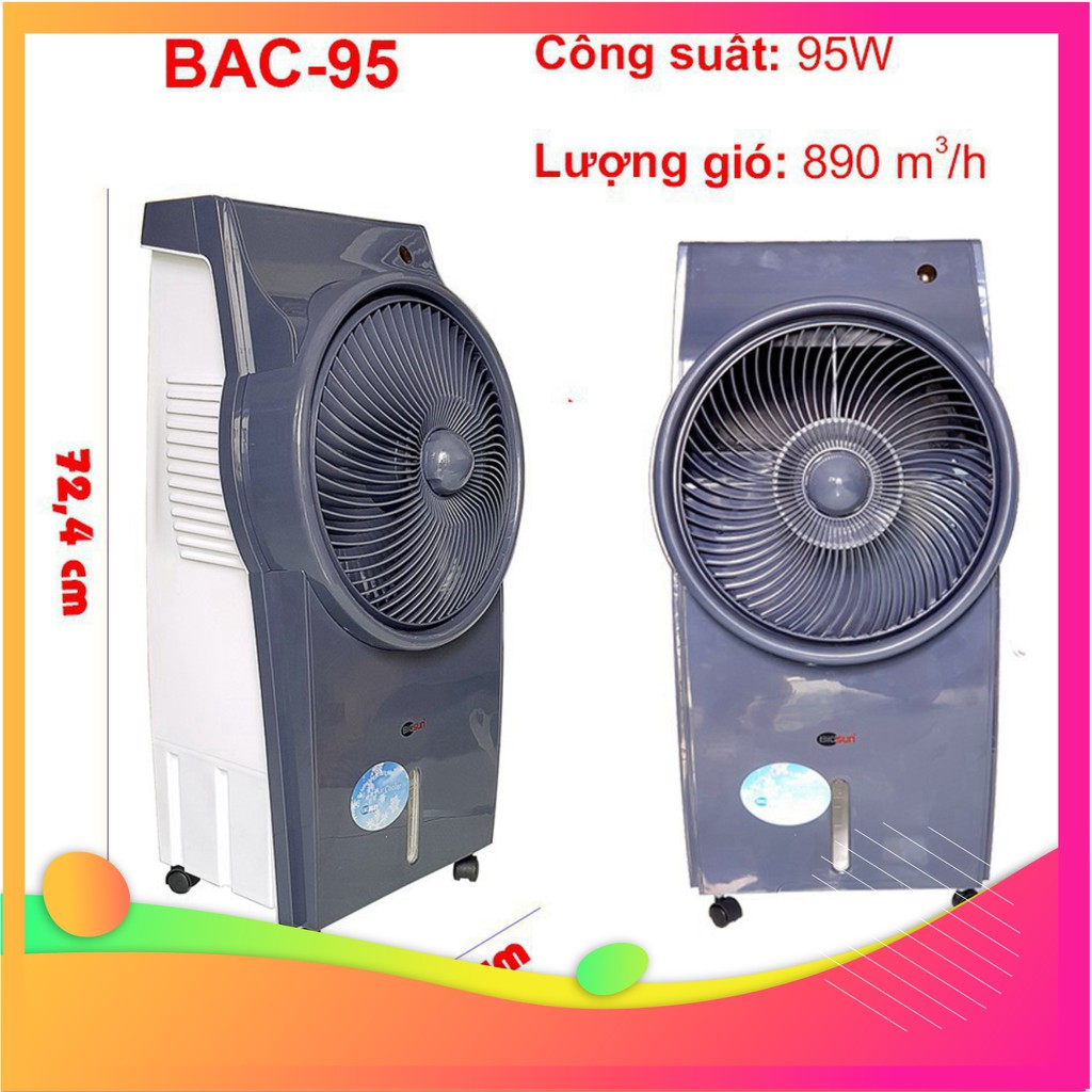 Quạt Hơi Nước Làm Mát Bigsun Bac-95 Bình Chứa 8L Bảo Hành 12 Tháng