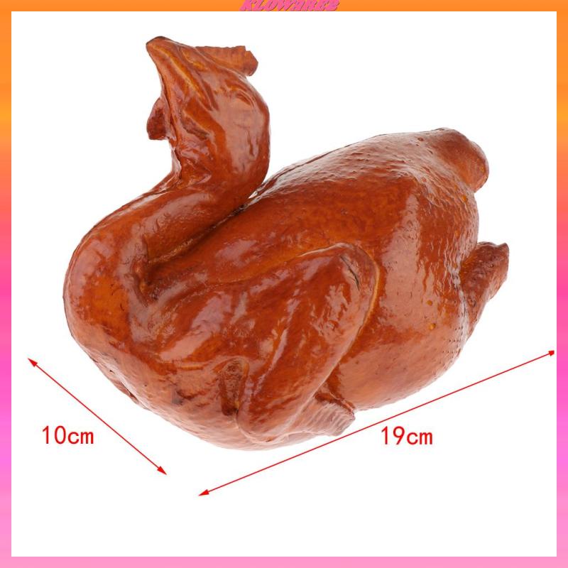 Gà Nướng Thịt Bbq Nhân Tạo Bằng PVC Thực Phẩm Thật