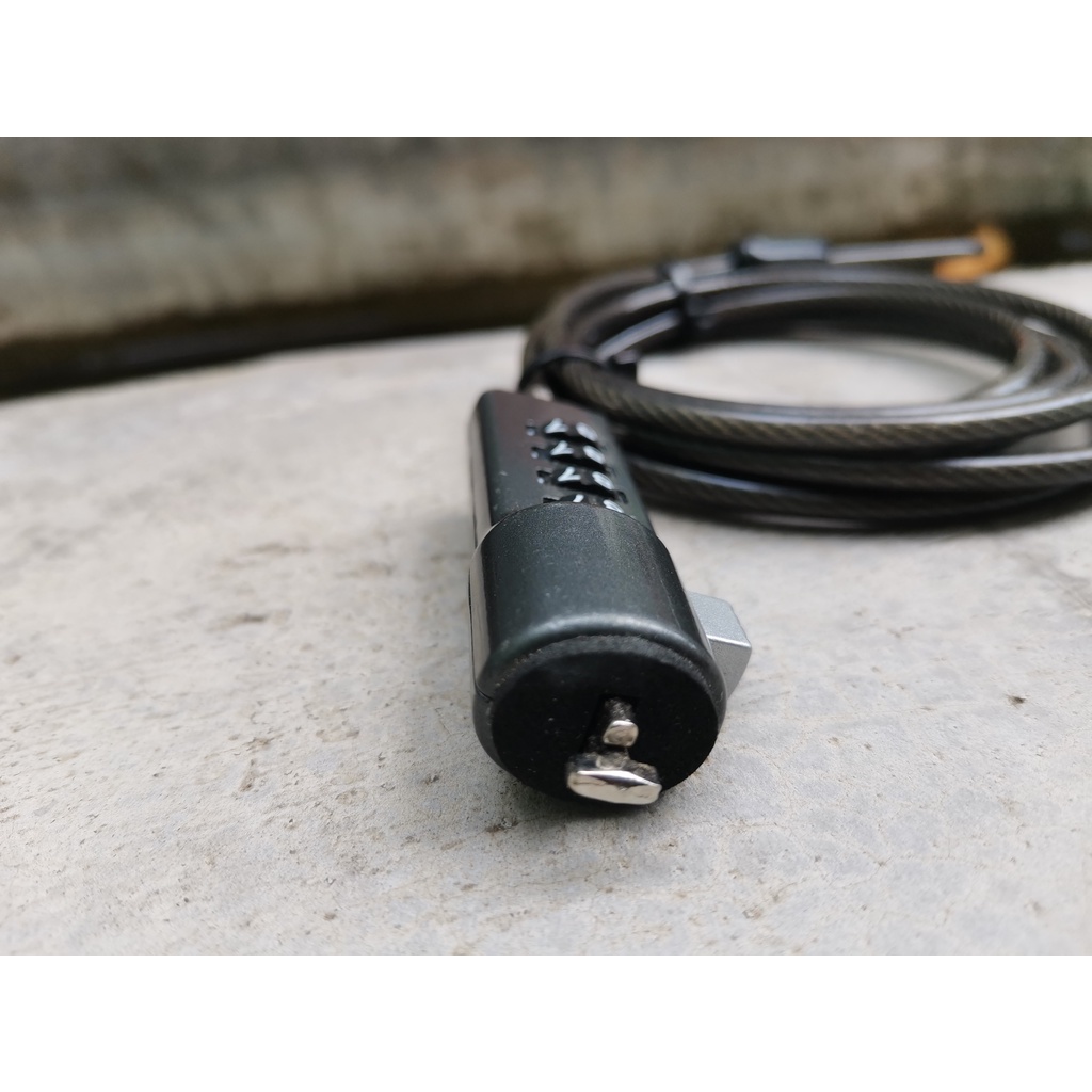 Khóa máy tính 4 số dây thép