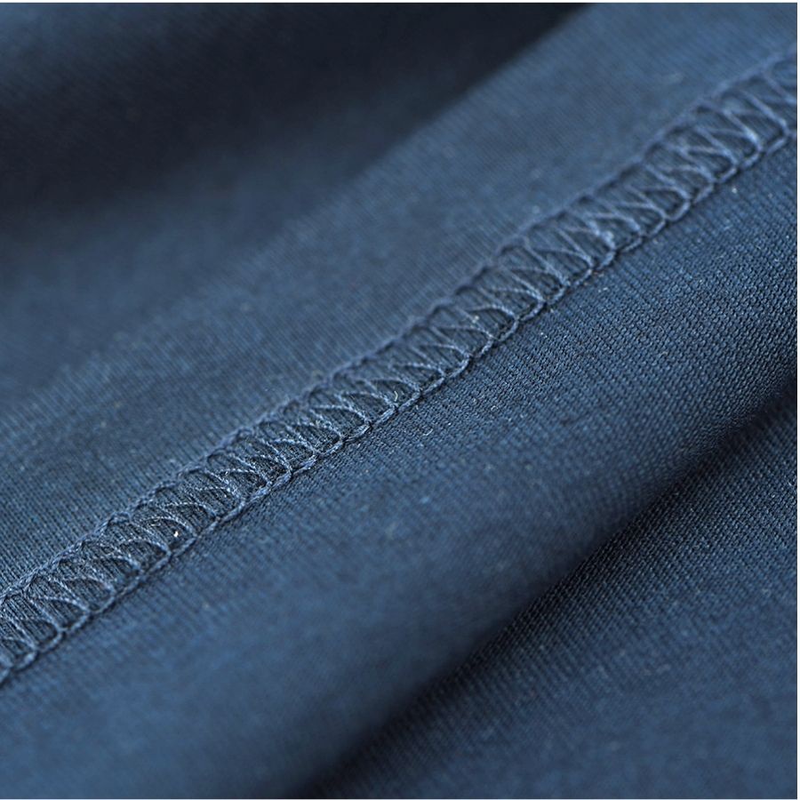 Áo thun trơn nam cổ tròn cao cấp 100% cotton PERFECTMEN màu xanh đen vải xuất xịn co giãn dày dặn form regular fit