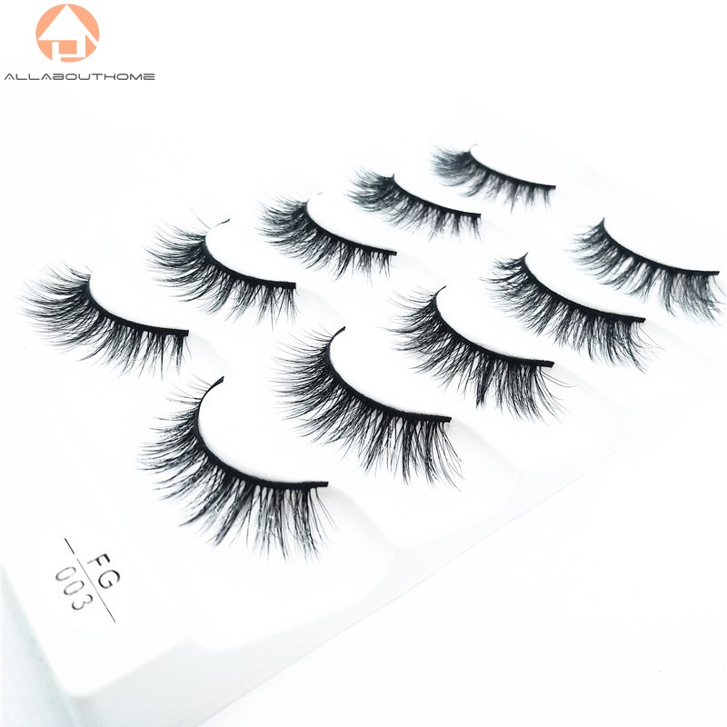 5 Cặp lông mi giả 3D mềm mại có thể tái sử dụng
 | BigBuy360 - bigbuy360.vn