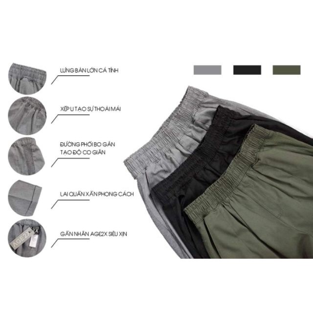 QUẦN BAGGY KAKI AGE2X | BigBuy360 - bigbuy360.vn