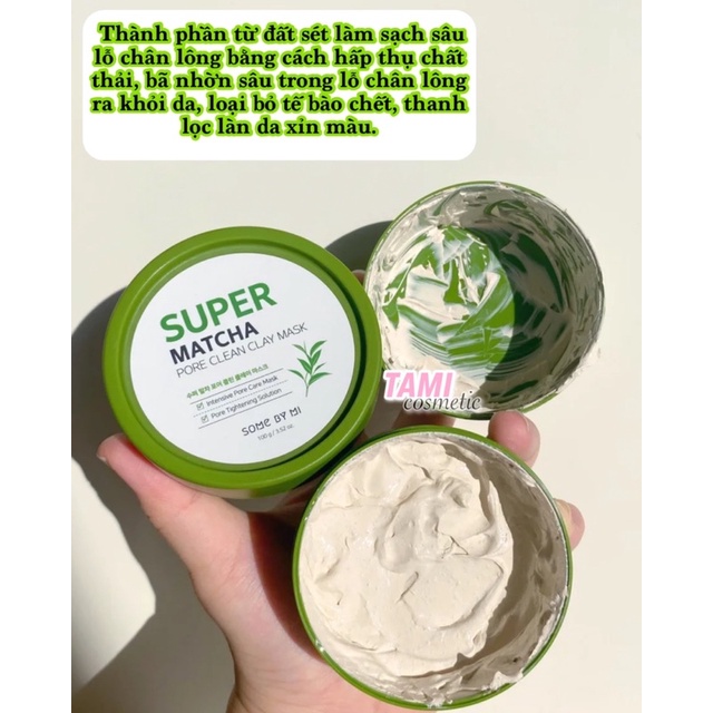 Mặt Nạ Some By Mi Super Matcha Pore Clean Clay Mask