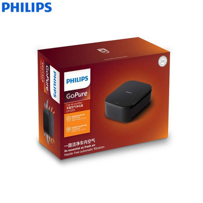 Sản Phẩm Máy khử mùi, lọc không khí trên xe ô tô thương hiệu Philips GP3201. Công suất 2W. Bảo hành 12 tháng. .