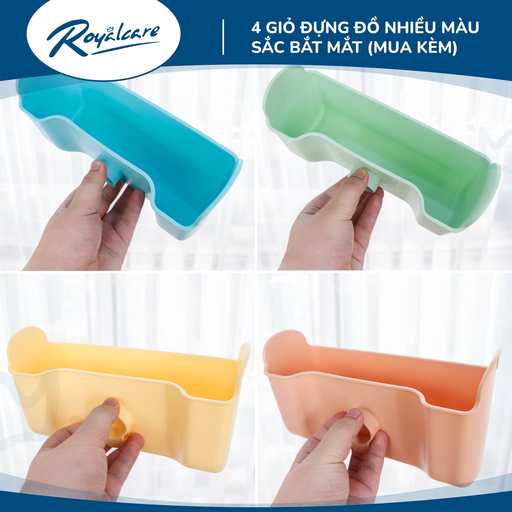 Giỏ đựng đồ gài hông kệ đa năng Royalcare B8109 (GIAO MÀU NGẪU NHIÊN)