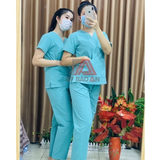 Bộ Đồ Phẫu Thuật, Quần Áo Phòng Mổ Cho NAM Vải Cotton Đủ Size, Màu Sắc