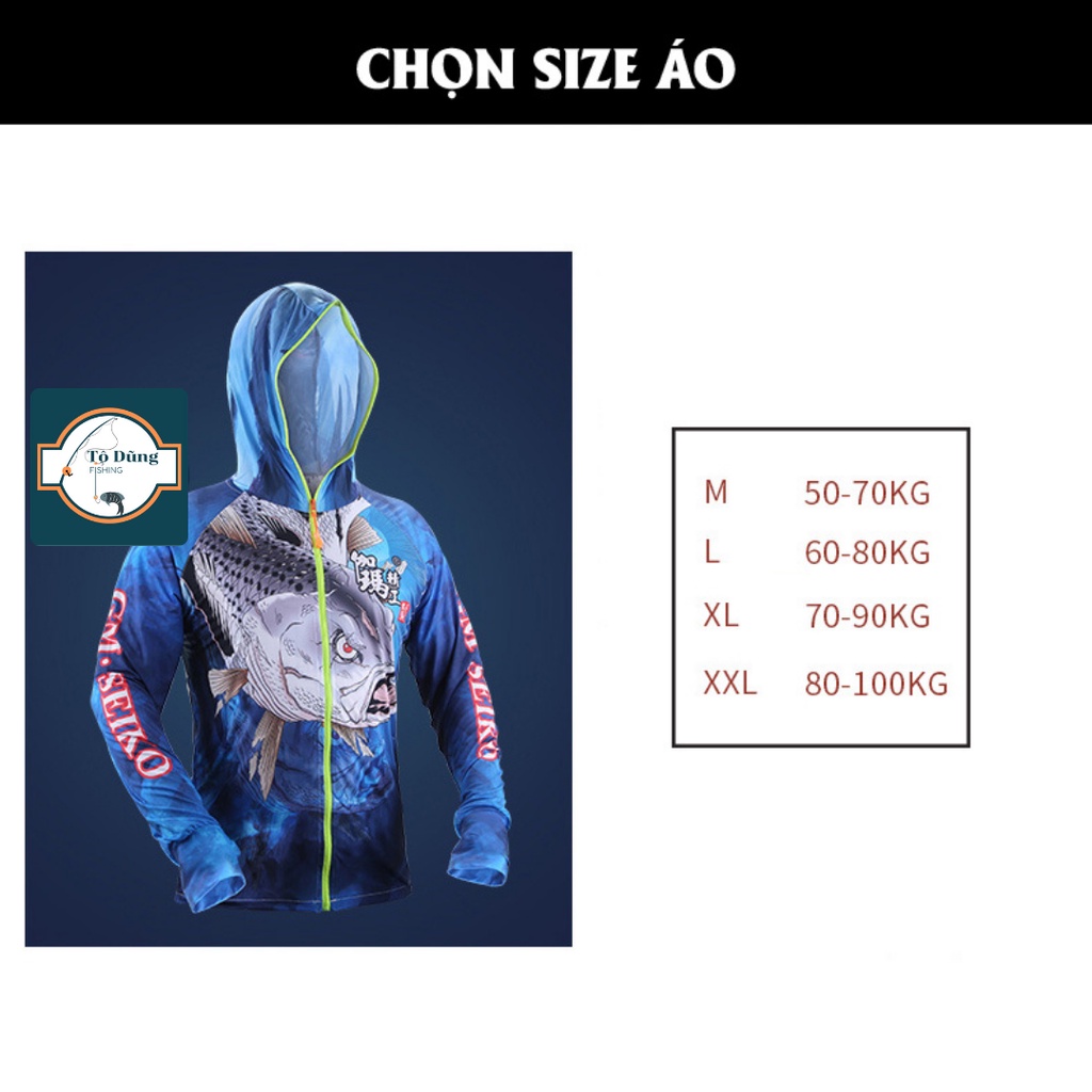 Áo Gama Seiko Cá Chép Vải Lụa Dài Tay