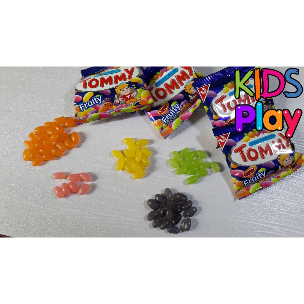 Combo 2 gói kẹo dẻo hạt đậu Tommy Thái Lan các vị: trái cây - coca (18gram x 2) | BigBuy360 - bigbuy360.vn