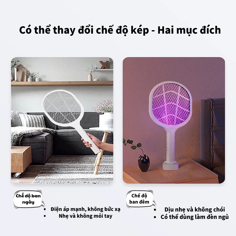 Vợt Muỗi Máy Bắt Muỗi Diệt Côn Trùng Đa Năng Công Nghệ Mới Sun.z