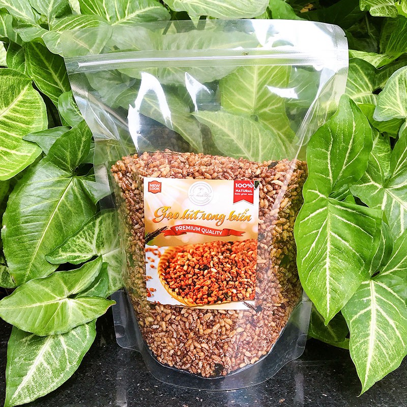 500G Gạo lức ( lứt ) sấy rong biển giảm cân giòn ngon HP healthy