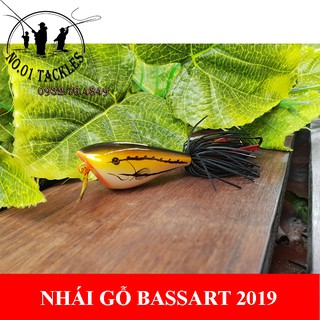 Nhái giả câu lure Thái lan - mồi câu lure lưỡi sắc bén có chông vướng - nhái gỗ cao cấp