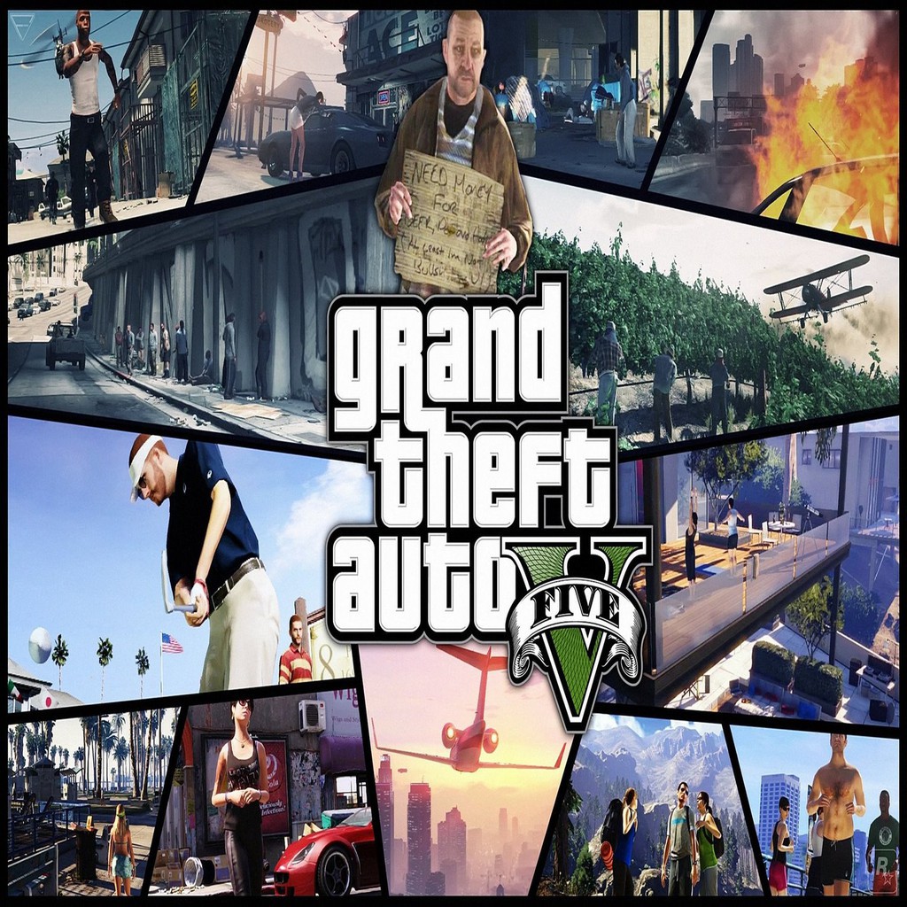 Đĩa Game PS4 - Grand Theft Auto V GTA 5