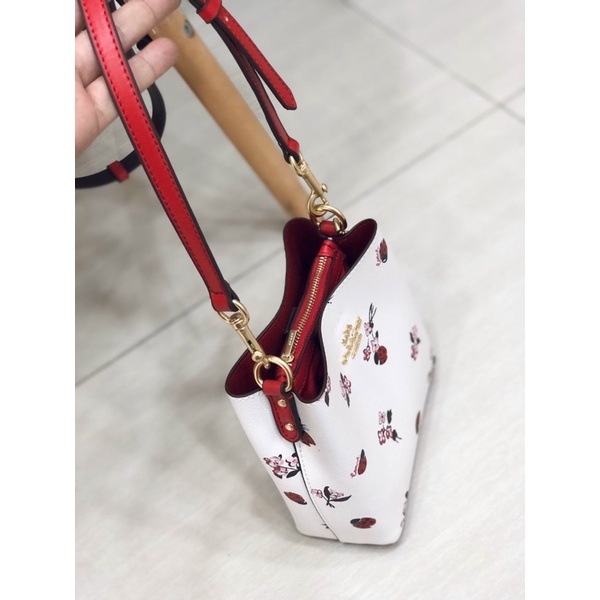 Túi đeo vai nữ Coach bucket mini 19cm C7268