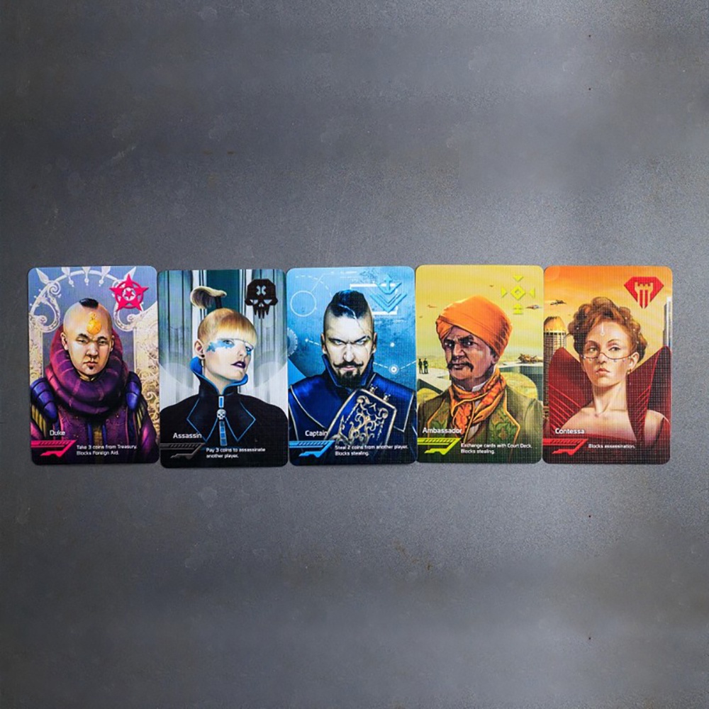 Trò Chơi Thẻ Bài Board Game Coup Cuộc Chiến Quyền Lực BG2-1
