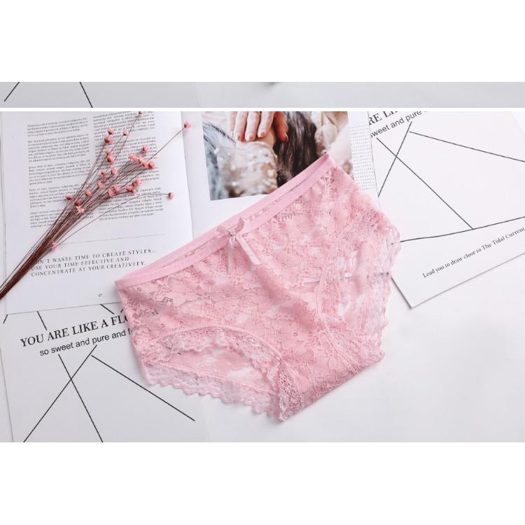 Combo 10 quần lót ren thun mịn - 6903