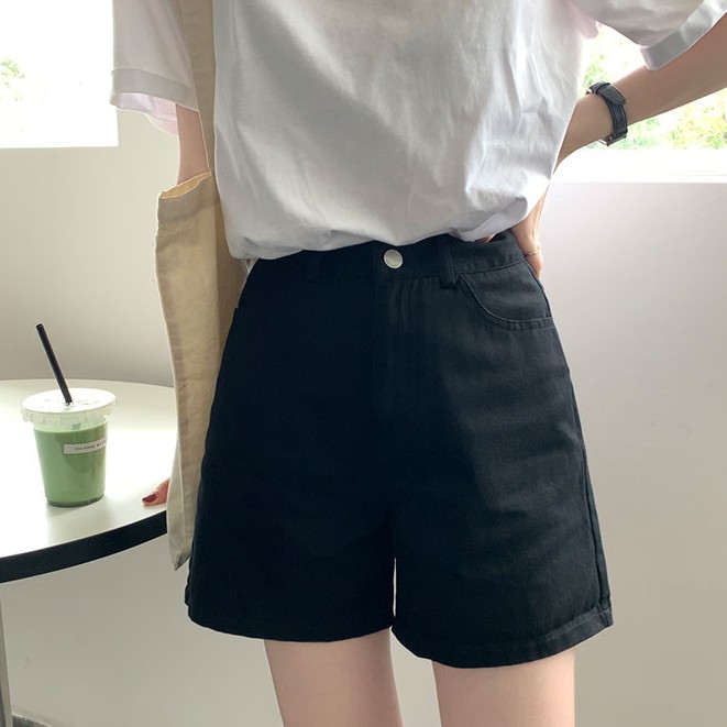 Quần Short Cạp Cao Ống Rộng Phong Cách Mới Hè 43076