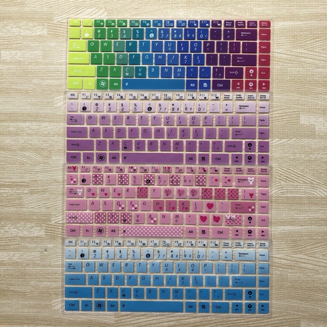 Miếng silicon phủ bàn phím laptop Asus 14 inch - Type 1