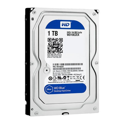 Ổ Cứng HDD WD Blue™ 1TB/64MB/7200rpm/3.5 - WD10EZEX - Hàng chính hãng | WebRaoVat - webraovat.net.vn