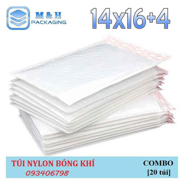 ⚡️[14x16+4cm] Túi nylon bóng khí - bao bì đóng gói hàng hóa