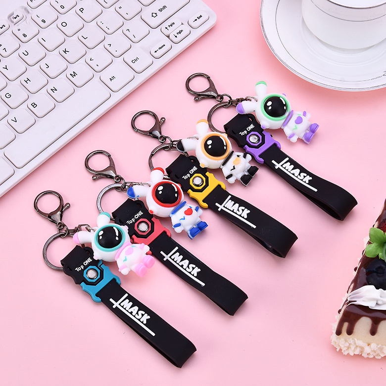 Móc Khóa Hình Thỏ Hoạt Hình Xinh Xắn