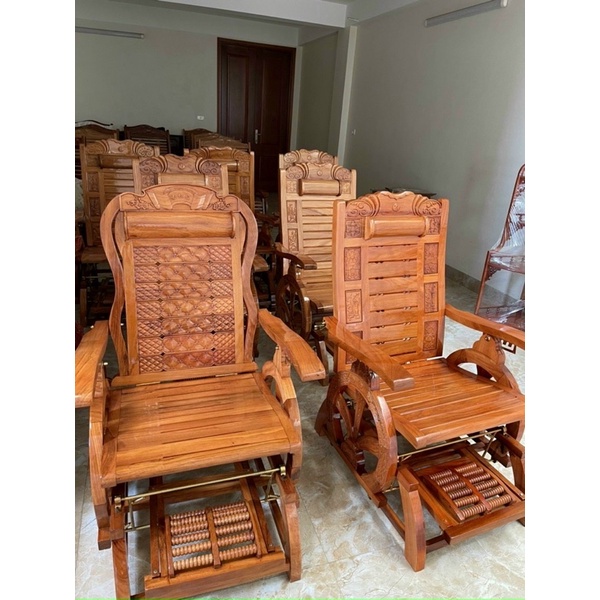 Ghế lười mát xa chân