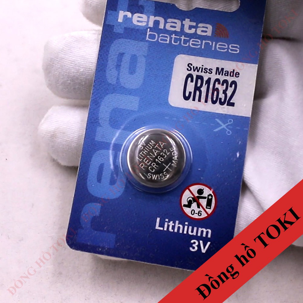 Pin đồng hồ renata thụy sỹ mã cr1632