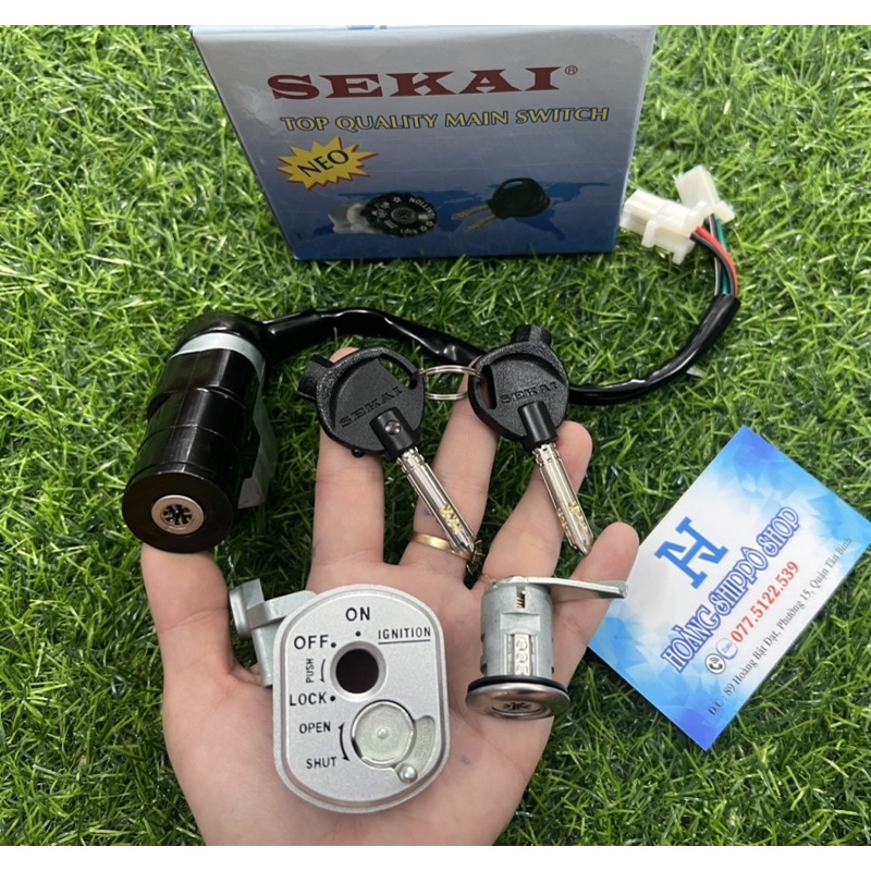 Ổ khoá sekai 8 cạnh cho wave RS 2007