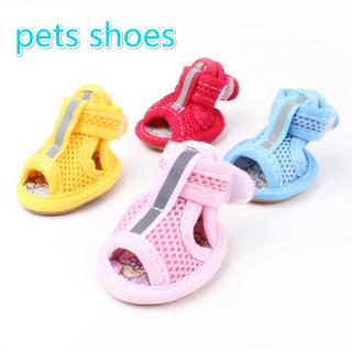 AW Chất lượng cao Chất liệu PU Dép thú cưng Chó Chống trượt đế cao su Giày dép