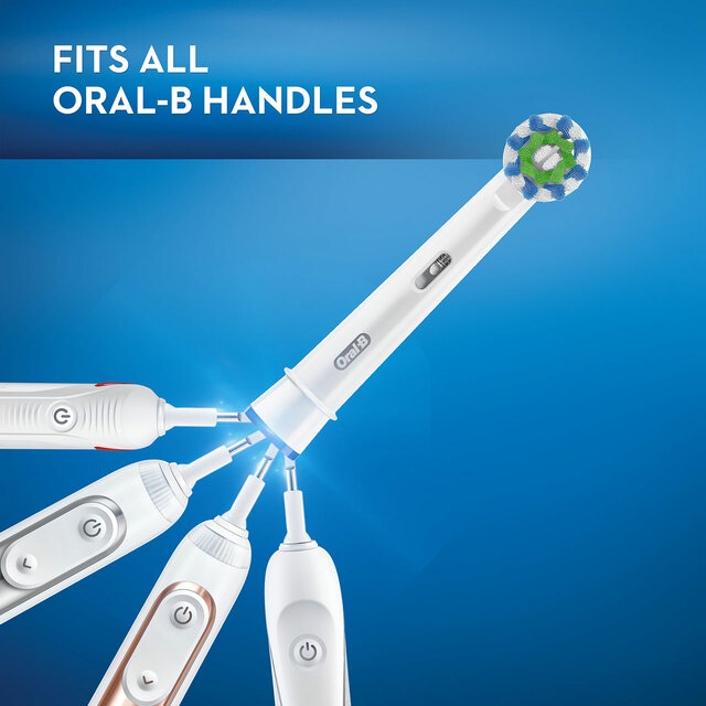 Đầu Thay Bàn Chải Điện Oral B - Đầu Cross Action Lông Xoắn Chéo Chải Sạch Mảng Bám- Hàng Đức