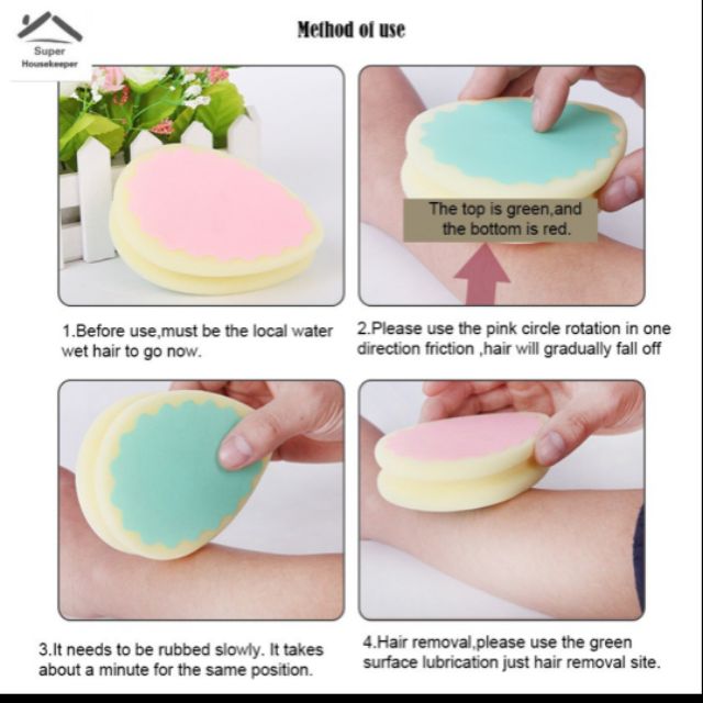 Mút tẩy lông kỳ diệu Combo×3 miếng