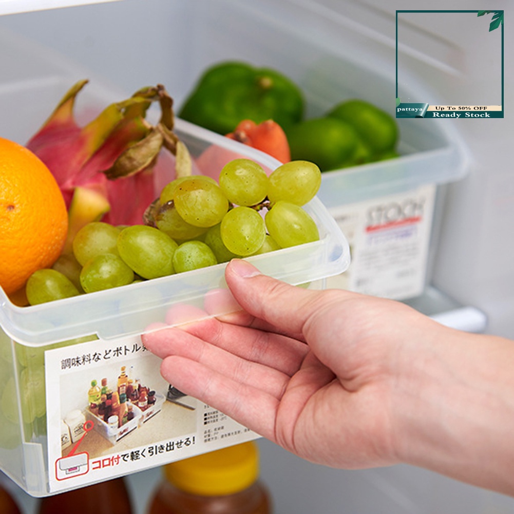 Khay nhựa trong suốt đựng thực phẩm để tủ lạnh