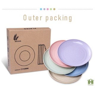 Dĩa tròn nhựa lúa mạch kích thước 15cm