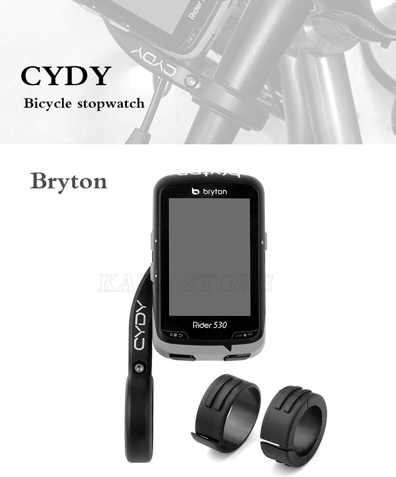 CYDY Mount for Garmin Edge 130 200 520 820 Bryton Rider 330 420 530 860 Wahoo MTB Road Bike Cycling GPS Bicycle Computer Holder