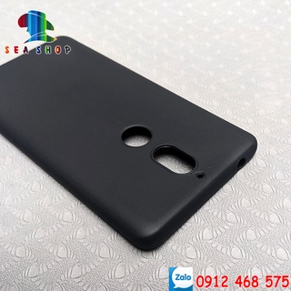 Ốp lưng Nokia 7 nhựa dẻo - đen - Chống trơn trượt - Kính cường lực 9D