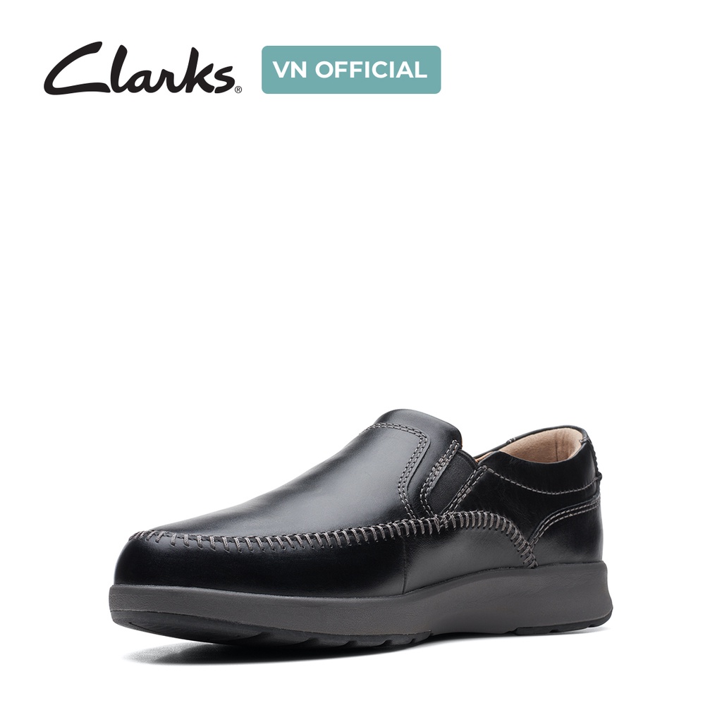 Giày Lười Nam CLARKS Un Trail Way Màu Đen