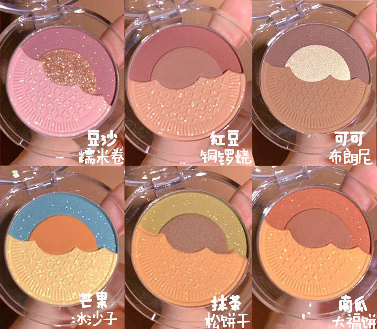 [Hàng mới về] Bảng phấn mắt ánh ngọc trai lấp lánh chống thấm nước trang điểm thời thượng | BigBuy360 - bigbuy360.vn