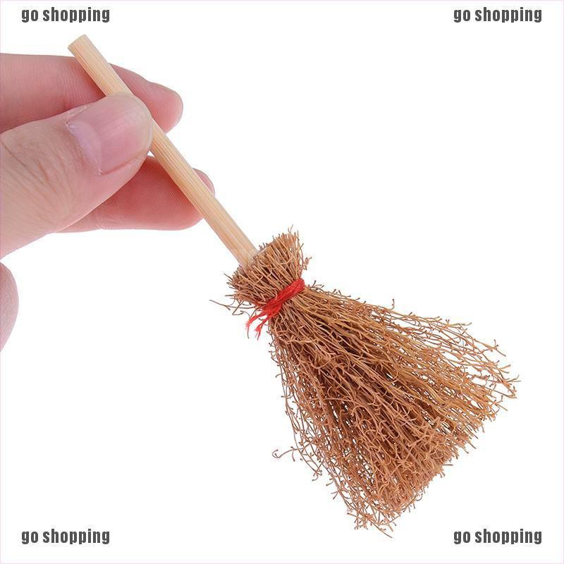 {go shopping}1:12 Dollhouse miniature broom doll house diy kitchen accessory