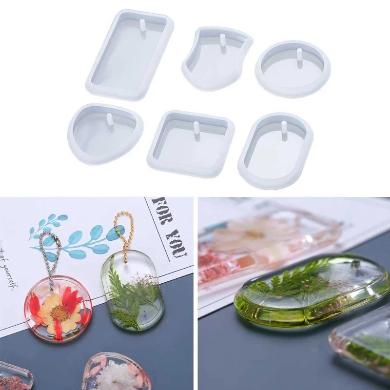 Khuôn silicone làm mặt vòng cổ/ móc khóa Diy