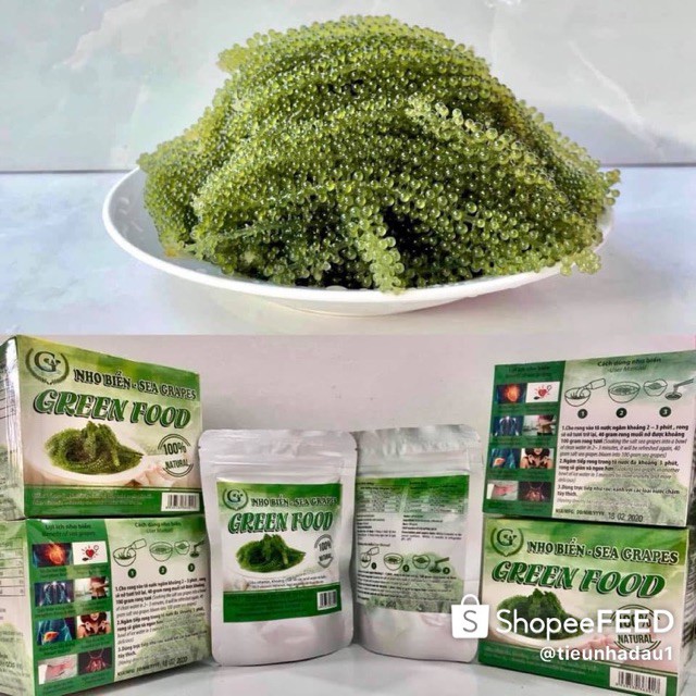 Rong nho tách nước Green Food - hàng chính hãng (1 gói 20gram) | BigBuy360 - bigbuy360.vn