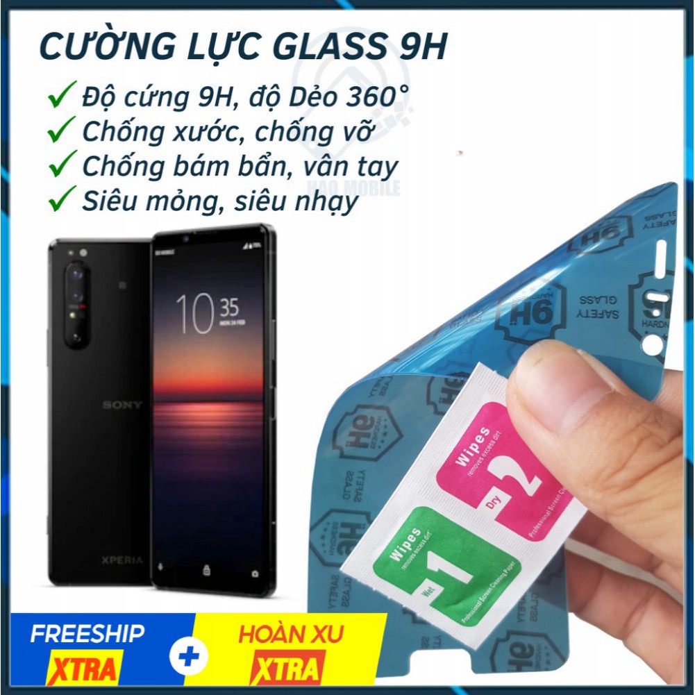 Dán cường lực dẻo nano trước, sau, camera Sony Xperia 1 Mark II (Sony Xperia 1 mark 2)
