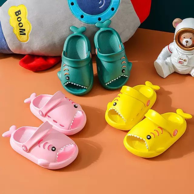 [LOẠI 1] Dép sục siêu nhẹ hình con cá mập Baby Shark siêu đáng yêu cho bé trai bé gái siêu mềm