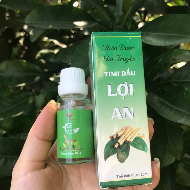 Dầu Lợi An chính hãng 20ml hỗ trợ ho cảm lạnh, sổ mũi, khò khè