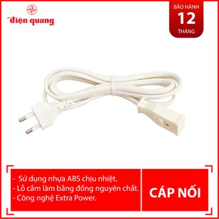 Dây cáp nối dài điện quang đq epf 2pn dài 2m 5m phích cắm nối dài